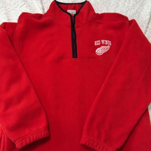 Detroit Red Wings Fleece Quarter Zip Pullover Men’s Size Medium - Picture 9 of 9